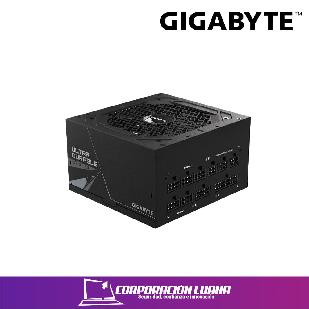 FUENTE GIGABYTE GP-UD750GM 750W 80 PLUS GOLD FULL MODULAR (PN:GP-UD750GM)