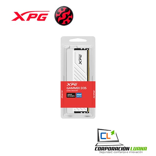 Foto del producto MEMORIA RAM XPG GAMMIX D35 8GB 3200 MHZ ( AX4U32008G16A ) DDR4 | BLANCO