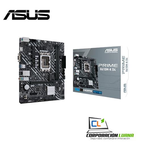 Foto del producto MOTHERBOARD ASUS PRIME H610M-K ( MB000ASU23 ) DDR4 | LGA1700