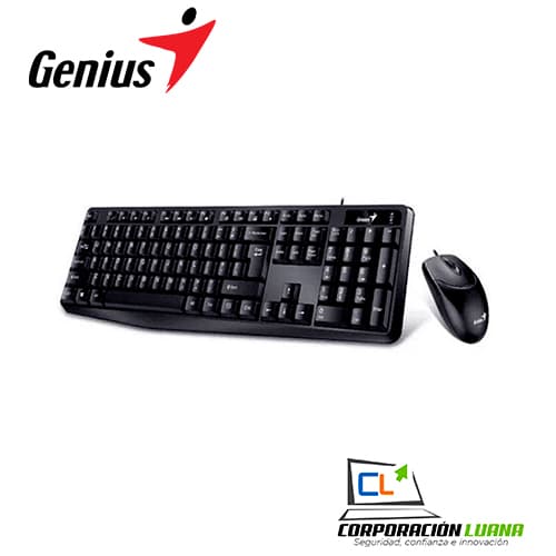 Imagen de TECLADO GENIUS + MOUSE KM-170 USB MULTIMEDIA BLACK (31330006402)