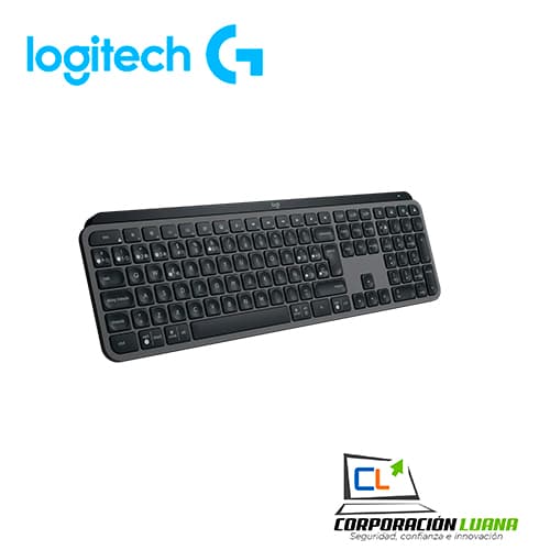 TECLADO LOGITECH MX KEYS S ILLUMINATED WIRELESS / BT BLACK SP (920-011561)