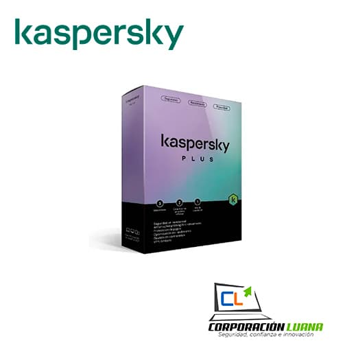 Imagen de ANTIVIRUS KASPERSKY PLUS  3 INSTALACIONES  ANUAL