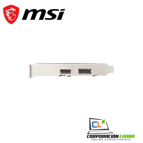 Imagen de TARJETA DE VIDEO MSI GT 1030 ( 912-V812-001 ) 4GB | GDDR4 | LOW PROFILE