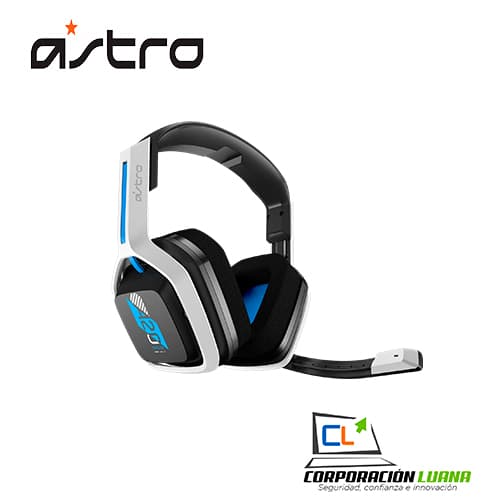 Foto del producto AURICULAR ASTRO A20 WIRELESS ( 939-001876 ) WHITE/BLUE | PS4-5 / PC / MAC | VERSION 2