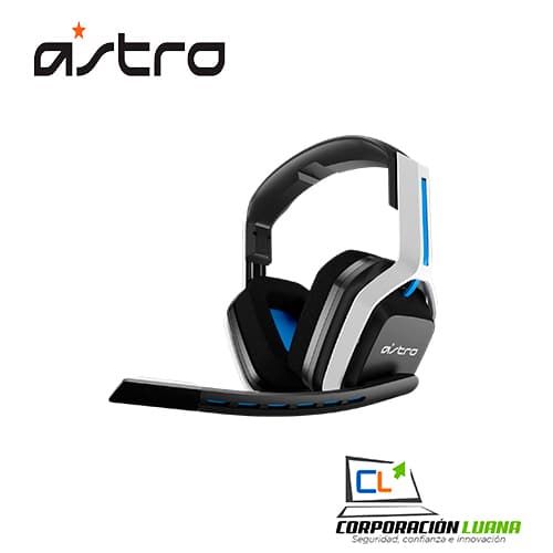 Imagen de AURICULAR ASTRO A20 WIRELESS ( 939-001876 ) WHITE/BLUE | PS4-5 / PC / MAC | VERSION 2