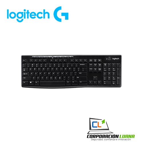 TECLADO INALAMBRICO LOGITECH K270 ( 920-004426 ) NEGRO | SP