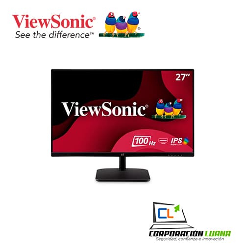 Foto del producto MONITOR VIEWSONIC 27" ( VA2735-H ) FHD 100HZ | IPS | HDMI - VGA | BLACK