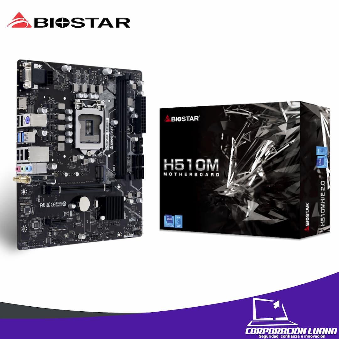 Foto del producto MOTHERBOARD BIOSTAR ( H510M HP 2.0 ) LGA1200 | DDR4