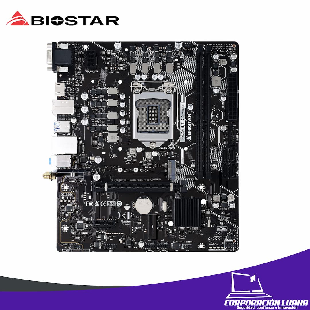 Imagen de MOTHERBOARD BIOSTAR ( H510M HP 2.0 ) LGA1200 | DDR4