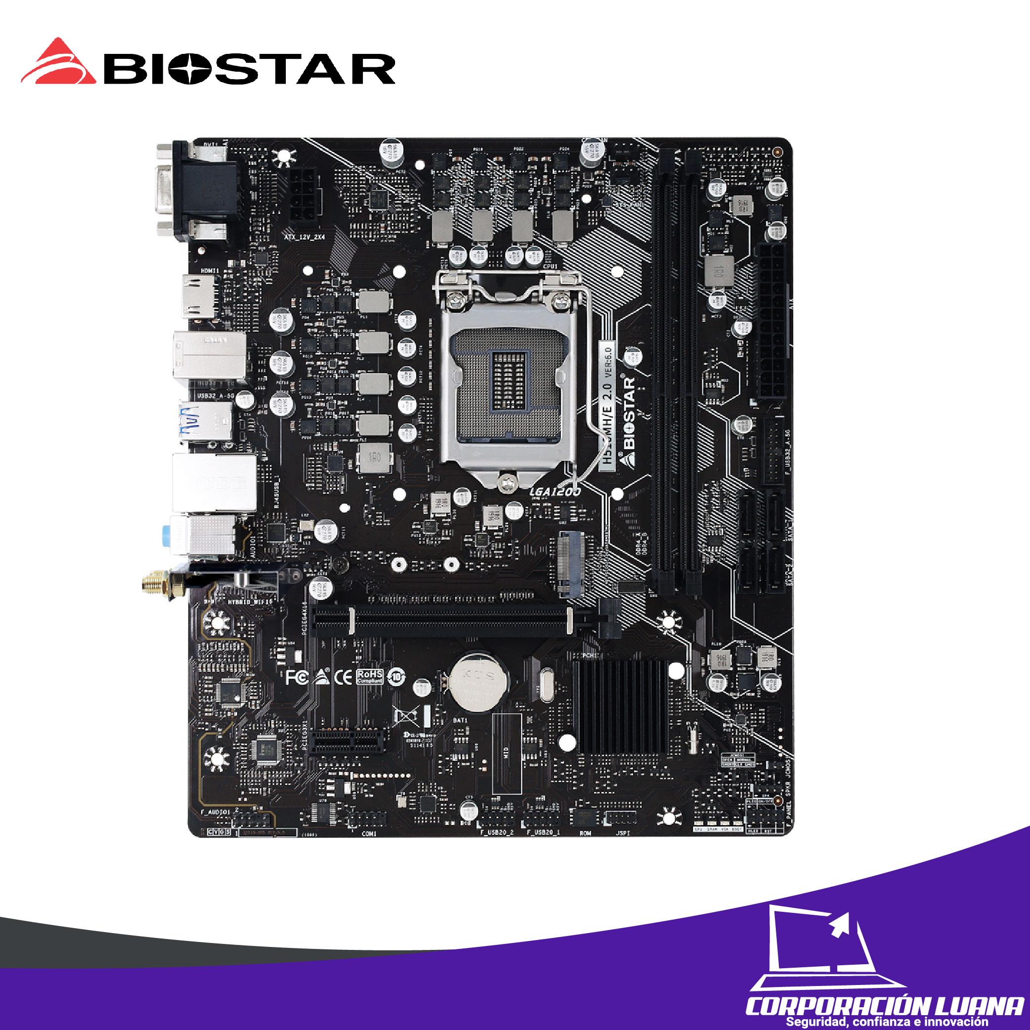 MOTHERBOARD BIOSTAR ( H510M HP 2.0 ) LGA1200 | DDR4