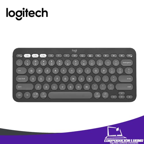 Imagen de TECLADO LOGITECH PEBBLE 2 K380S ( 920-011783 ) BT - WIRELESS | GRAFITO