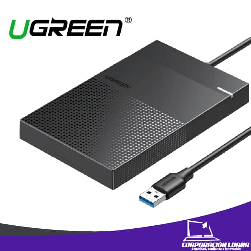 Imagen de 2.5 INCH HARD DRIVE ENCLOSURE UGREEN WITH CABLE 5G ( 30719 )