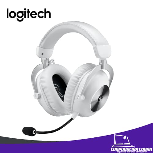 AUDIFONOS C/MICROFONO LOGITECH G PRO X2 LIGHTSPEED ( 981-001268 ) WHITE | WIRELESS - BT - 3.5MM