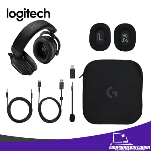 Imagen de AUDIFONOS C/MICROFONO LOGITECH G PRO X2 LIGHTSPEED ( 981-001262 ) BLACK | WIRELESS - BT - 3.5MM