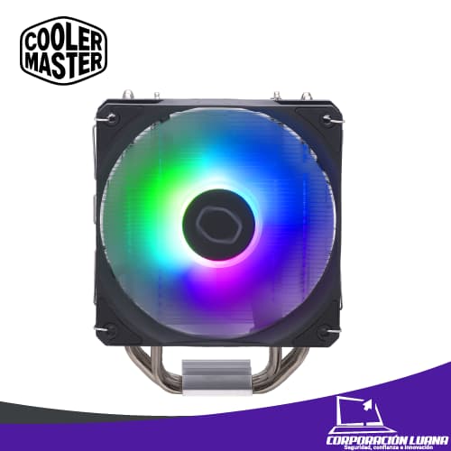 Imagen de COOLER P/PROCESADOR COOLER MASTER HYPER 212 SPECTRUM V3 ( RR-S4NA-17PA-R1 ) LED ARGB