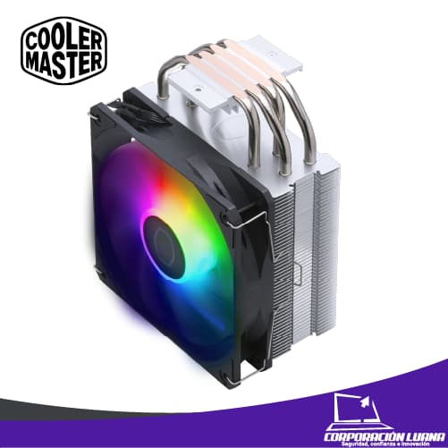 Imagen de COOLER P/PROCESADOR COOLER MASTER HYPER 212 SPECTRUM V3 ( RR-S4NA-17PA-R1 ) LED ARGB
