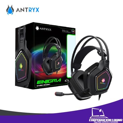 AUDIFONOS C/MICROFONO ANTRYX ENIGMA SE ( AGH-7320GR7V ) 7.1 | GRAY