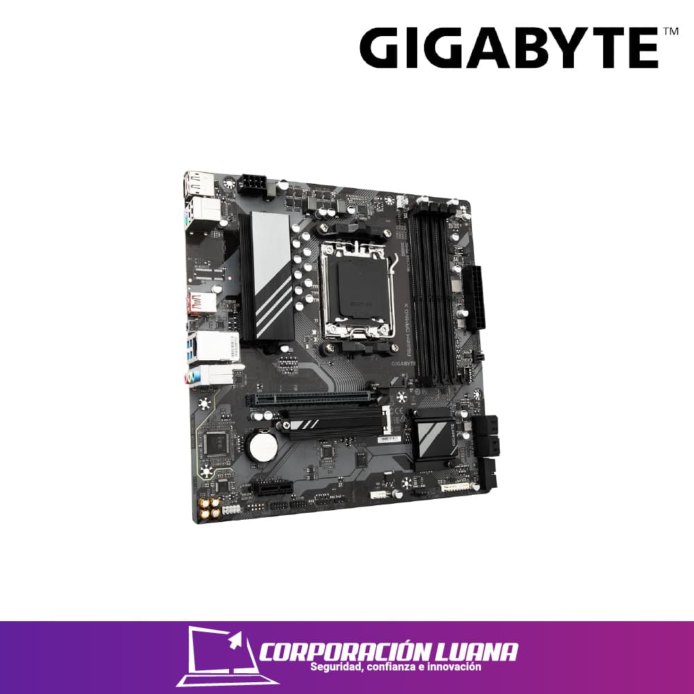 Imagen de MOTHERBOARD GIGABYTE A620M GAMING ( A620M-GAMING-X ) 4 SLOTS | AM5