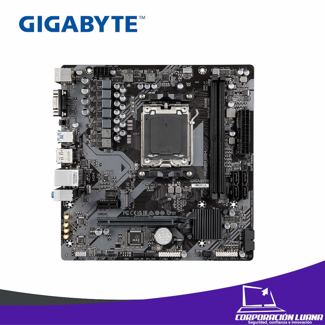 Imagen de MOTHERBOARD GIGABYTE A620M S2H ( A620M-S2H ) AM5