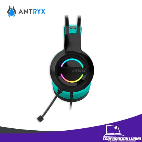 Imagen de AUDIFONO C/MICROFONO ANTRYX IRIS-K ( AGH-7100KYW ) YELLOW 7.1 VIRTUAL USB