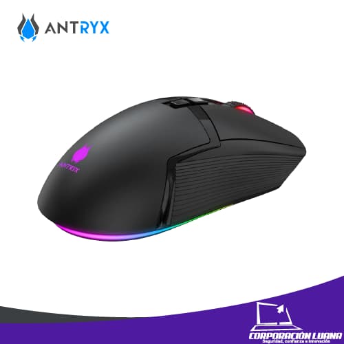 MOUSE GAMING ANTRYX CHROME STORM M730 ( AGM-CS730K ) DPI 4200 | NEGRO | LED RGB