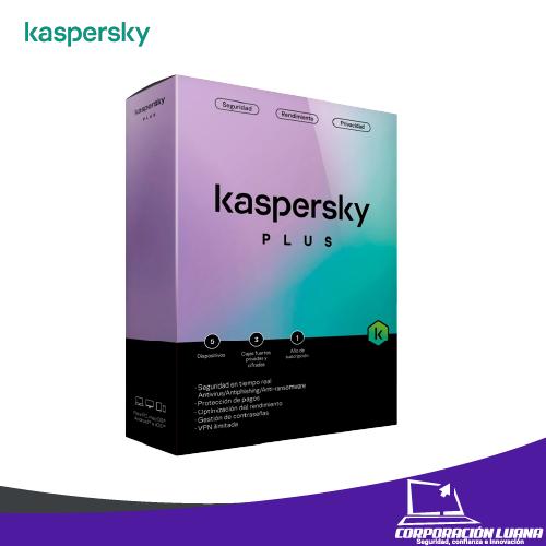 ANTIVIRUS KASPERSKY PLUS ( KL1042D5EFS ) 5 DISPOSITIVOS | 12M