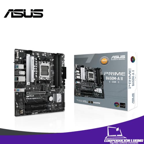 Imagen de MOTHERBOARD ASUS PRIME B650M-A II CSM ( 90MB1EH0-M0AAYC ) DDR5 | AM5