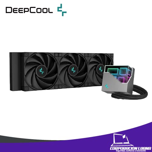 Imagen de REFRIGERACION LIQUIDA DEEPCOOL LT720 ( R-LT720-BKAMNF-G-1 ) NEGRO | X3 COOLER | LED RGB