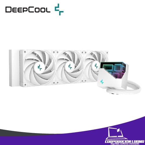 REFRIGERACION LIQUIDA DEEPCOOL LT720 ( R-LT720-WHAMNF-G-1 ) BLANCA | X3 COOLER | LED RGB