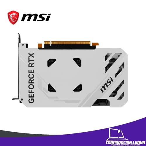 Imagen de TARJETA DE VIDEO MSI GEFORCE RTX 4060 VENTUS 2X WHITE DE 8GB GDDR6 / 128-BITS / 3X DP, 1X HDMI