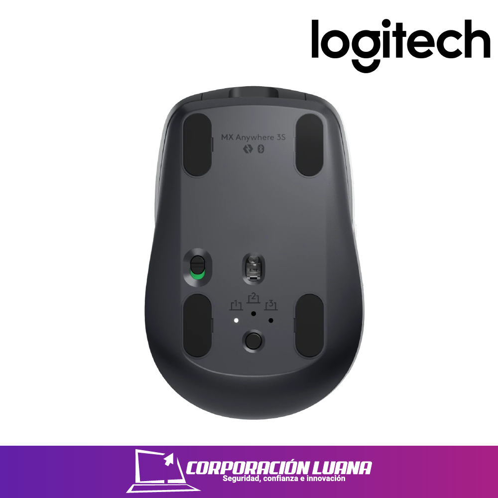 Imagen de MOUSE LOGITECH MX ANYWHERE 3S BLUETOOTH GRAPHITE (910-006932)