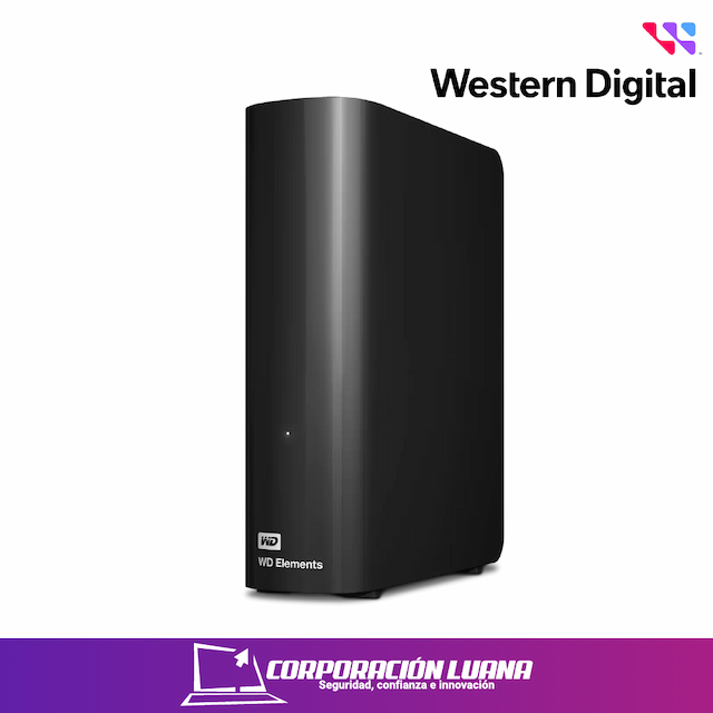 DISCO DURO EXTERNO ELEMENTS DESKTOP 12TB ( WDBWLG0120HBK-NESN ) 3.0
