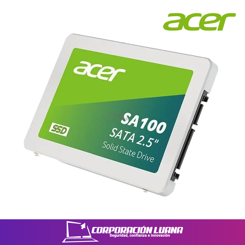 Foto del producto SSD ACER SA100 480GB ( BL.9BWWA.103 ) 2.5" SATA