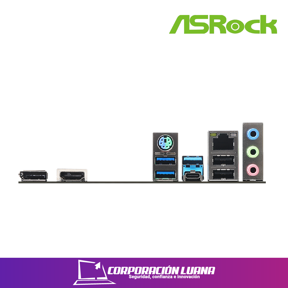 Imagen de MOTHERBOARD ASROCK B760M-H/M.2 ( 90-MXBM40-A0UAYZ ) DDR5 | LGA1700