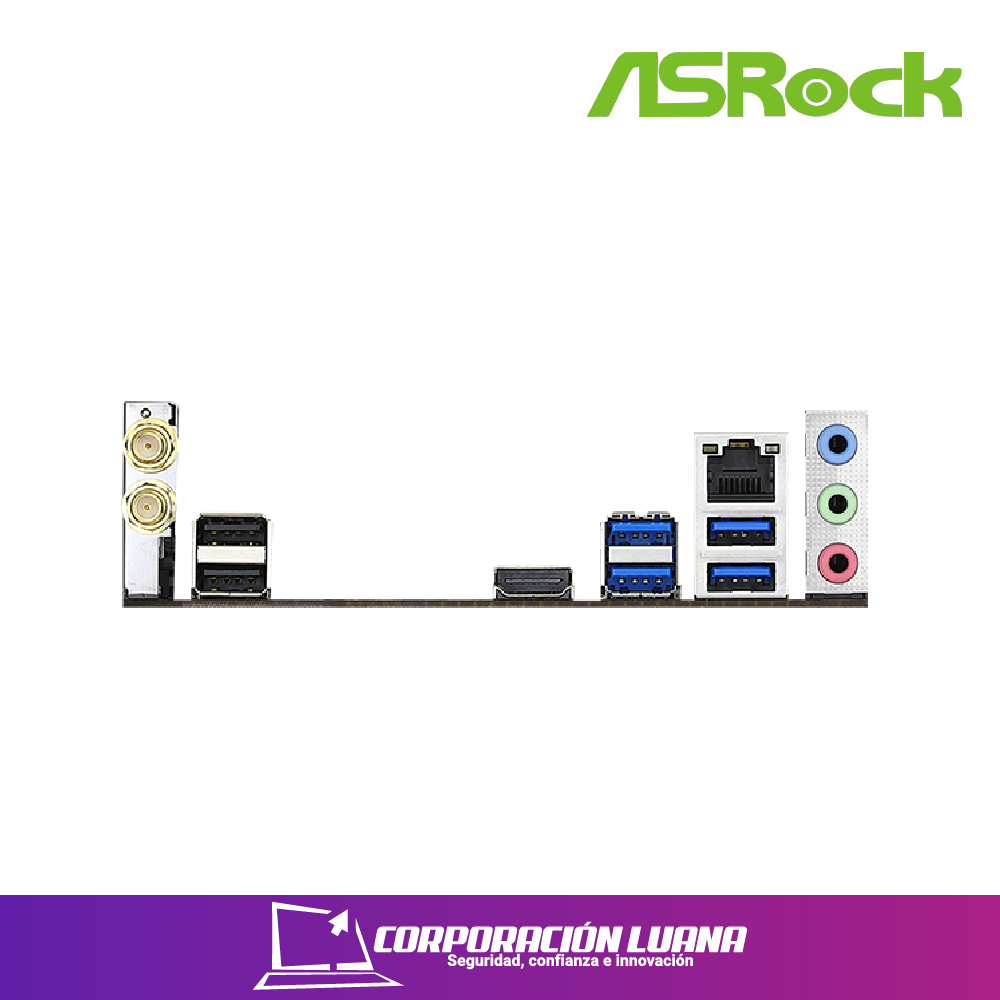 Imagen de MOTHERBOARD ASROCK B450M AC R2.0 ( 90-MXBEF0-A0UAYZ ) DDR4 | AM4