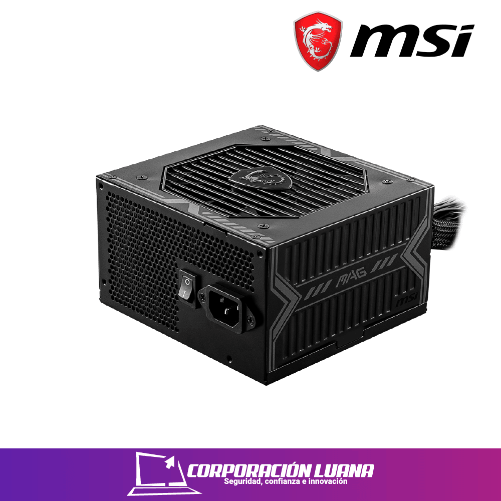 FUENTE DE PODER MSI MAG A650BN ( MAG-A650BN ) 650W | 80 PLUS BRONZE