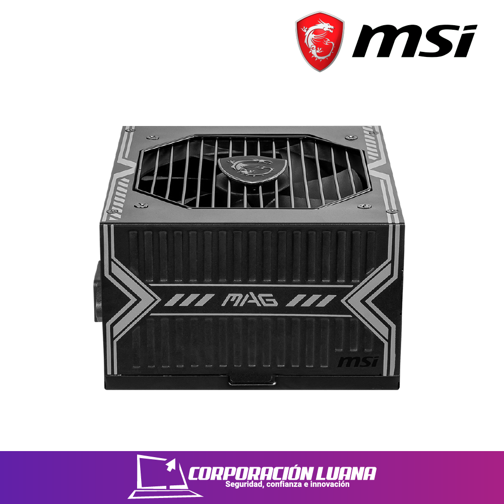 Imagen de FUENTE DE PODER MSI MAG A650BN ( MAG-A650BN ) 650W | 80 PLUS BRONZE