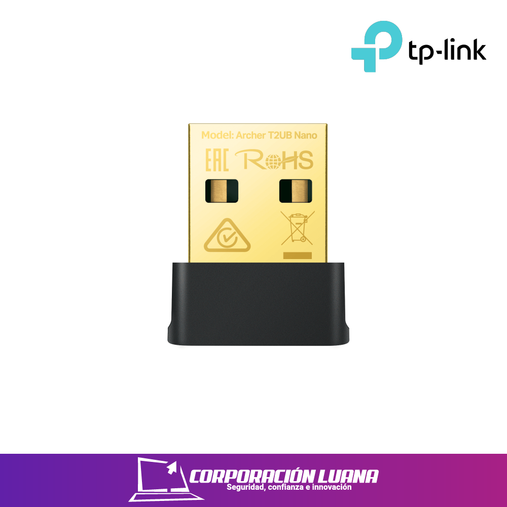 Imagen de ADAPTADOR TP-LINK AC600 ( T2UB NANO ) WIFI - BLUETOOTH 4.2