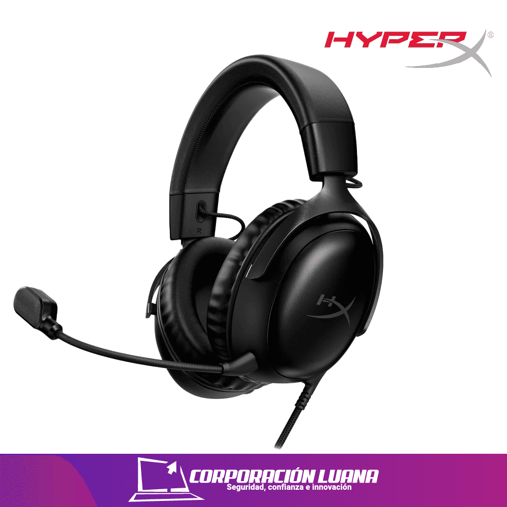 AUDIFONOS HYPERX CLOUD III SIGNATURE COMFORT ( N53168-001 ) NEGRO | MULTI-PLATAFORM