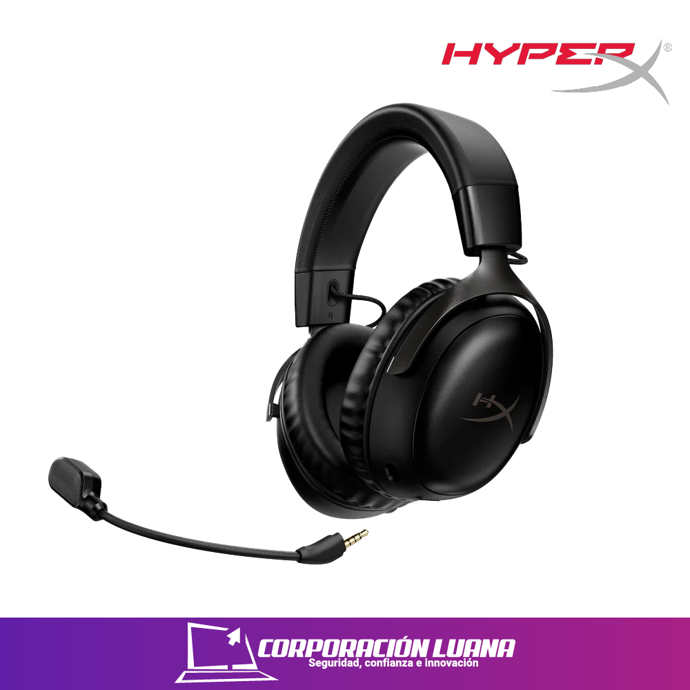 Imagen de AUDIFONOS HYPERX CLOUD III WIRELESS LEGENDARY SOUND ( N53161-001 ) NEGRO | PC - PS5,PS4 - SWTICH