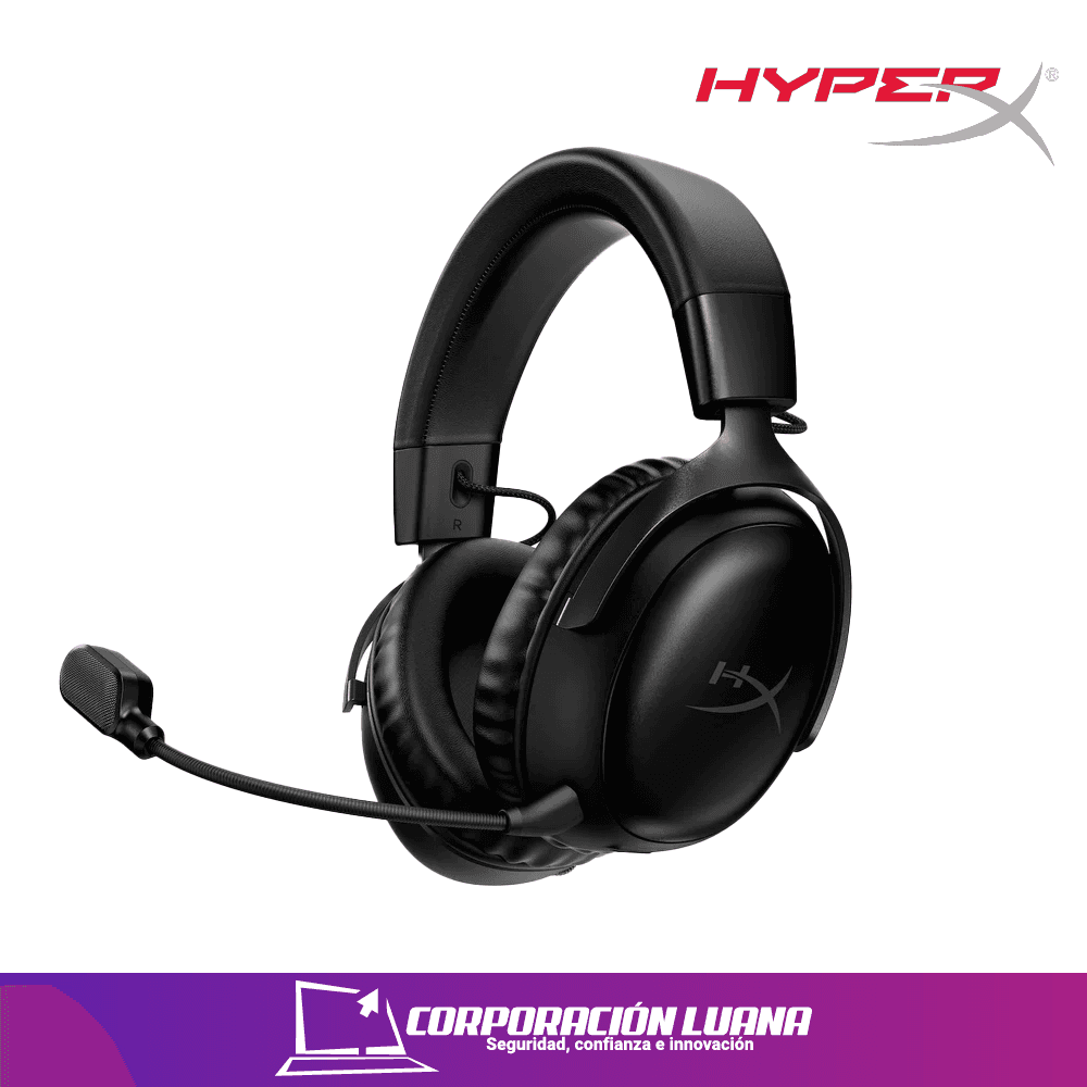 AUDIFONOS HYPERX CLOUD III WIRELESS LEGENDARY SOUND ( N53161-001 ) NEGRO | PC - PS5,PS4 - SWTICH
