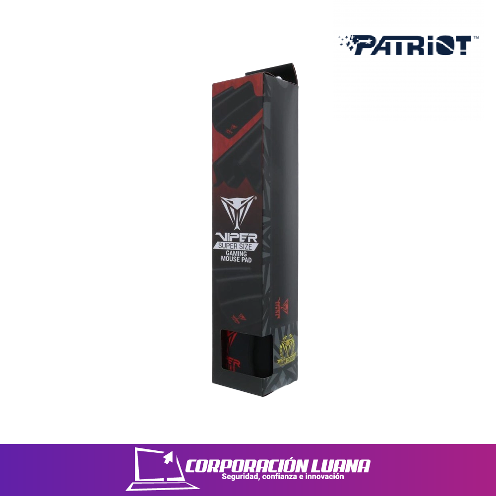 Imagen de PAD MOUSE PATRIOT VIPER GAMING ( PV150C3K ) NEGRO - ROJO | 40CMX90CM