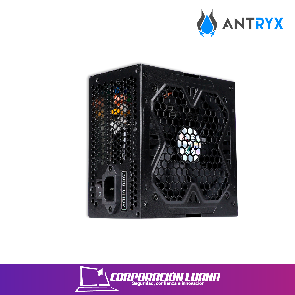 Imagen de FUENTE DE PODER ANTRYX 550W ( XBR-550 ) 80 PLUS BRONZE