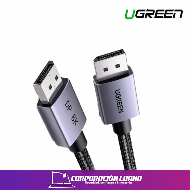 CABLE DP 1.4 UGREEN ( 25905 ) M/1080P@240HZ/2K@240HZ/4K-240HZ/8K@60HZ | 2M