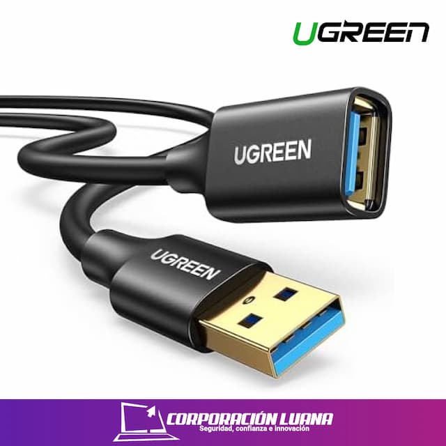 USB-A MALE TO USB-A FAMALE UGREEN ( 90722 ) EXTENSION CABLE 5M