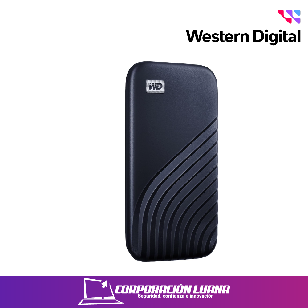 Foto del producto SSD EXTERNO WESTERN DIGITAL 1TB MY PASSPORT ( WDBAGF0010BBL-WESN ) NEGRO
