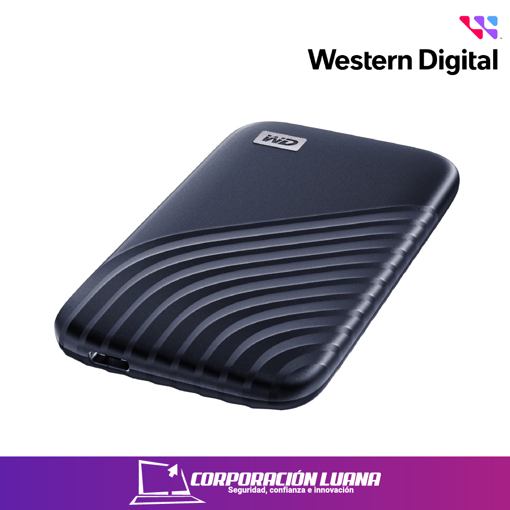 Imagen de SSD EXTERNO WESTERN DIGITAL 1TB MY PASSPORT ( WDBAGF0010BBL-WESN ) NEGRO