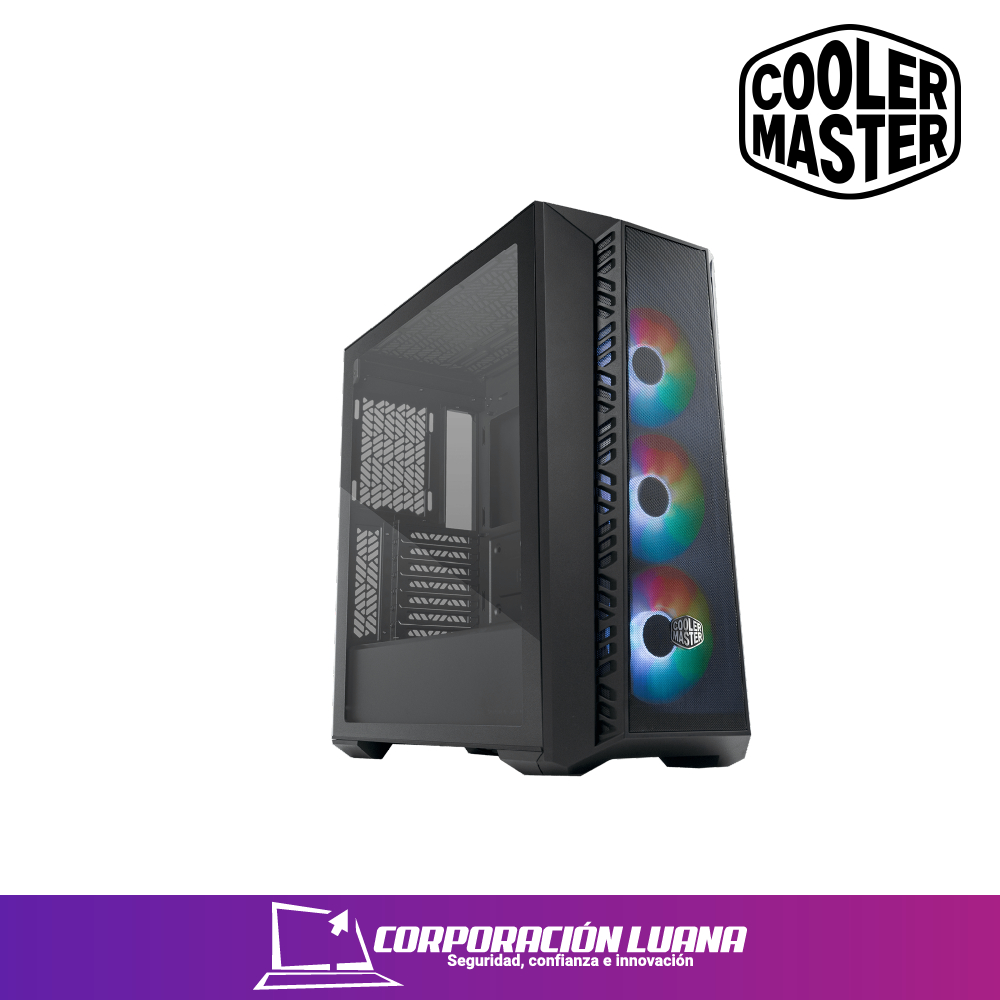 Foto del producto CASE COOLER MASTER MASTERBOX 520 MESH ( MB-520-KGNN-S00 ) S/FUENTE | NEGRO | 3X FAN
