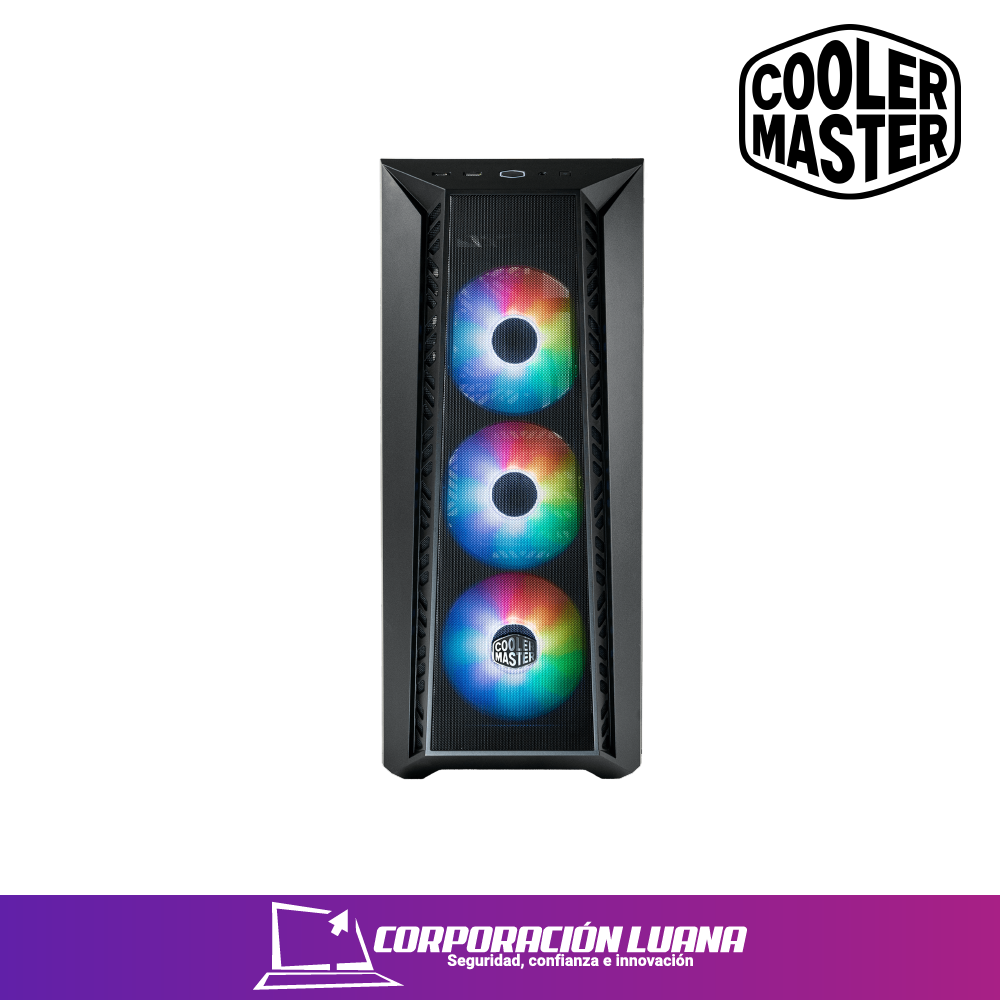 Imagen de CASE COOLER MASTER MASTERBOX 520 MESH ( MB-520-KGNN-S00 ) S/FUENTE | NEGRO | 3X FAN