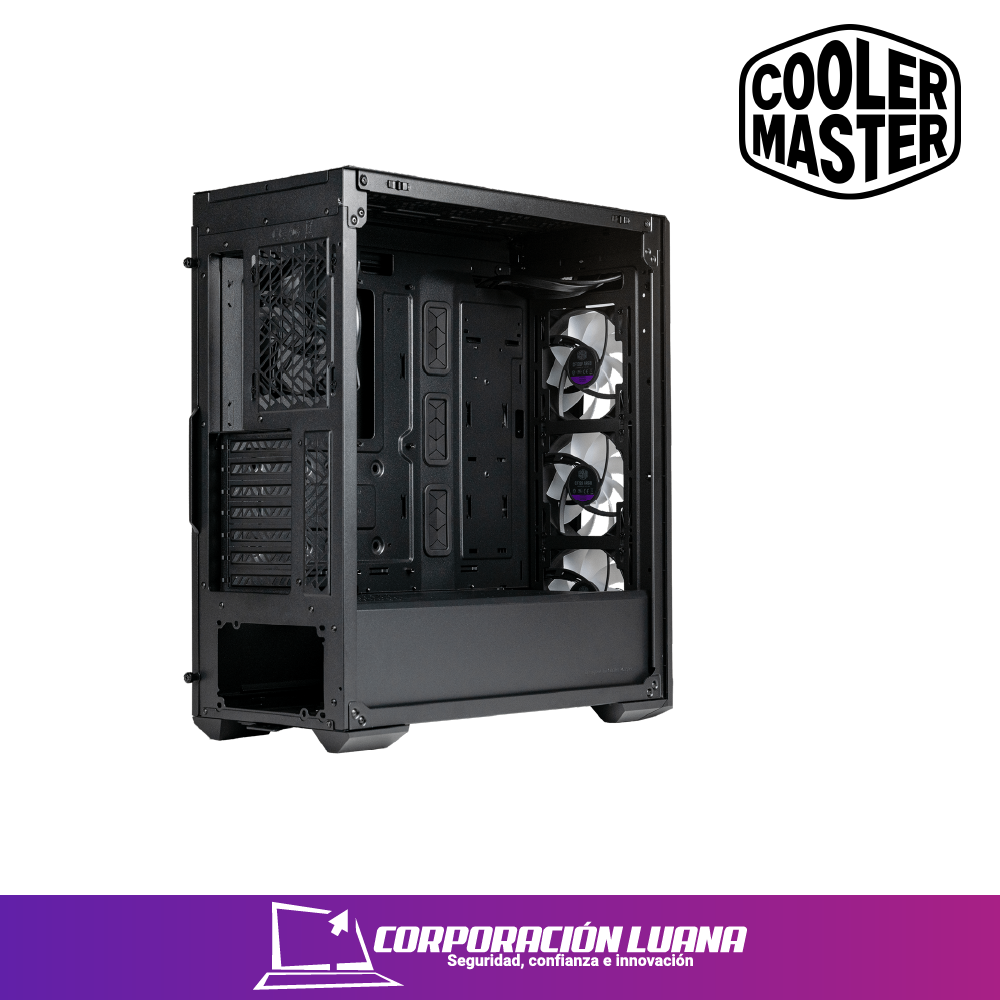 Imagen de CASE COOLER MASTER MASTERBOX 520 MESH ( MB-520-KGNN-S00 ) S/FUENTE | NEGRO | 3X FAN